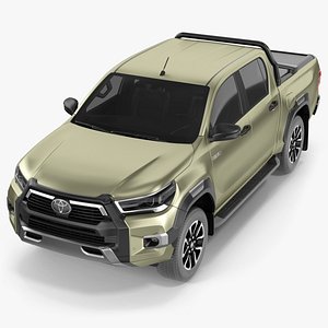 Toyota Hilux 2022 Rigged 3D model