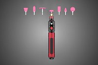 CORDLESS STRAIGHT DIE GRINDER PEN TOOL DRILL BIT TIP POINT HEAD