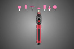 CORDLESS STRAIGHT DIE GRINDER PEN TOOL DRILL BIT TIP POINT HEAD