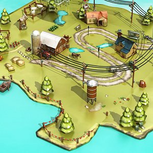 Low poly Unwrapped Game Collection