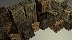 Wooden Boxes Pack FREE