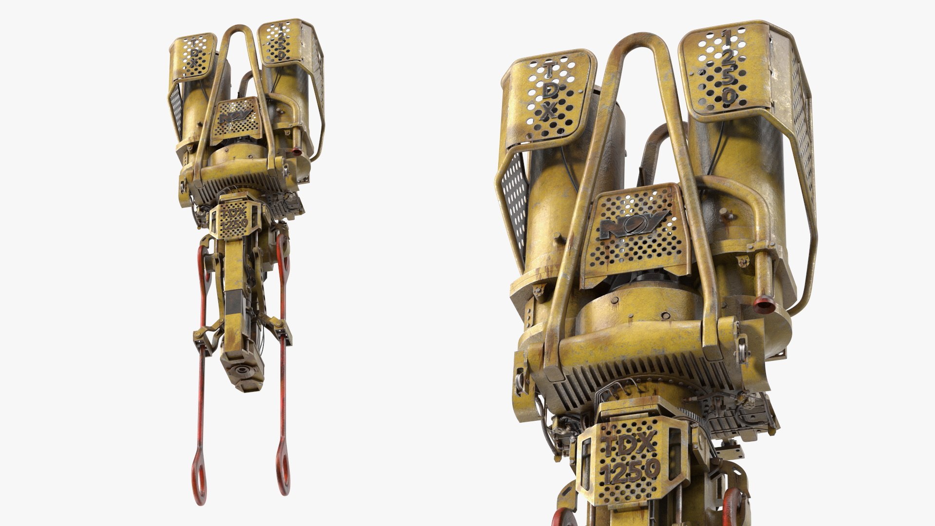 National Oilwell Varco TDX 1250 Old 3D model preview
