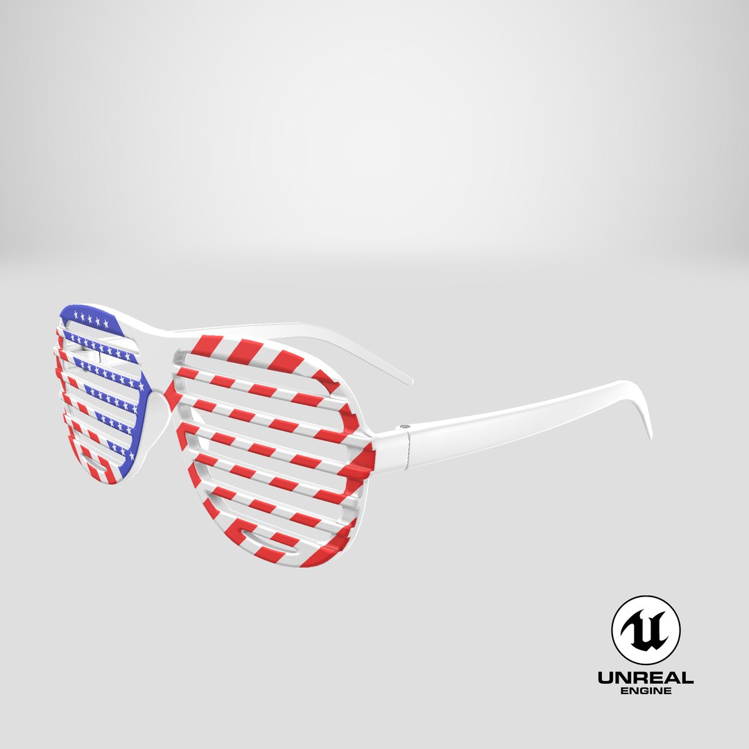 american flag shutter sunglasses 3D model https://p.turbosquid.com/ts-thumb/Pb/QRONmh/KD/stemcell_unreal_render/png/1631631270/1920x1080/fit_q87/eaa2d77d0cc9fb2e76cf329d83538b88b1a9ca97/stemcell_unreal_render.jpg