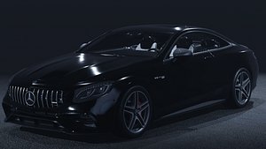 2018 Mercedes-Benz S63 AMG Coupe 3D Model Ultimate Luxury Coupe 3D