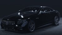 2018 Mercedes-Benz S63 AMG Coupe 3D Model Ultimate Luxury Coupe