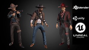 Ranger Cowboy 3D model