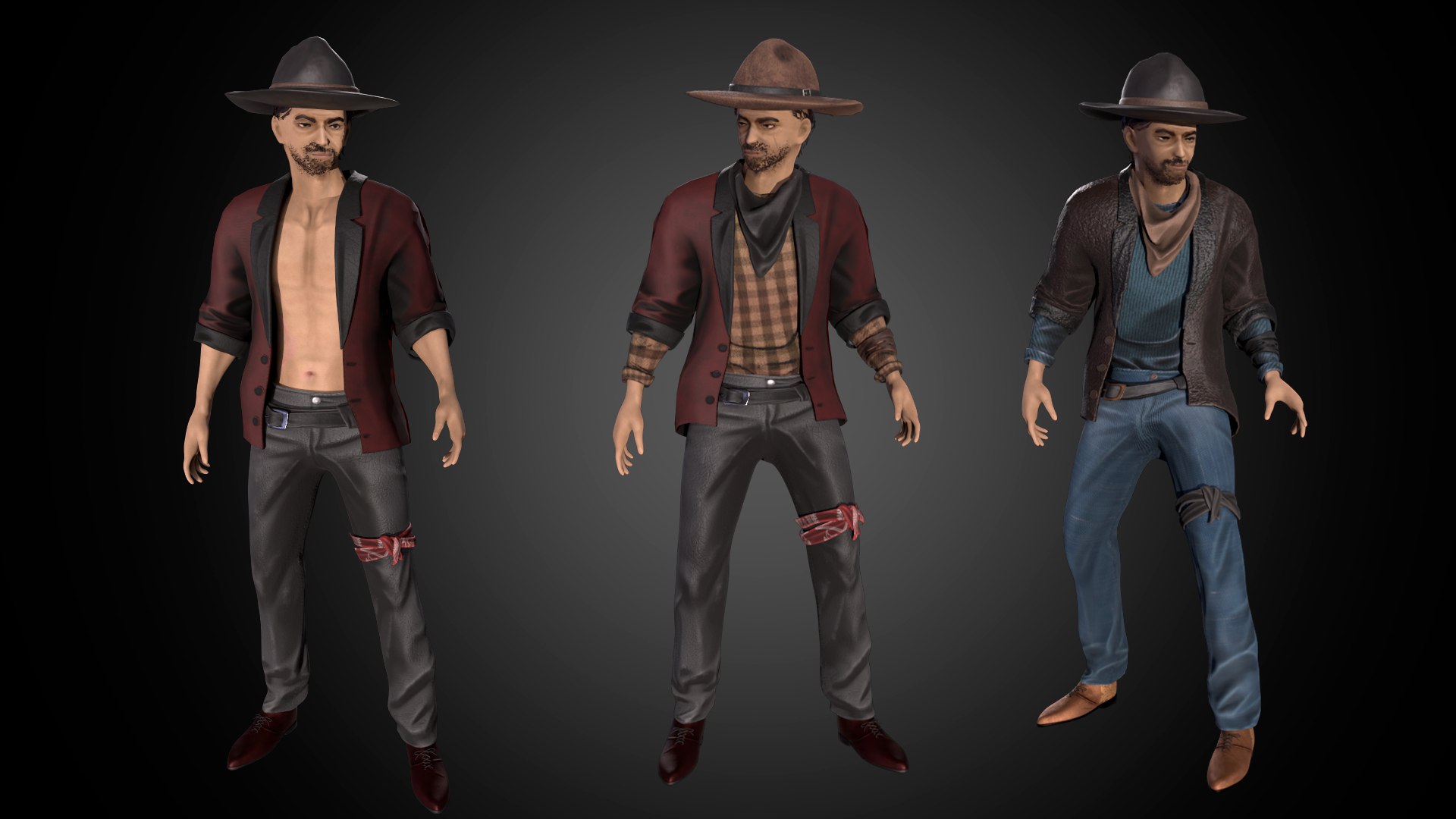 Ranger Cowboy 3D model https://p.turbosquid.com/ts-thumb/Pb/W4GVra/nJ/previewranger6/png/1748617684/1920x1080/fit_q87/445e456c3c4f48740acff7d0b7297f2ab9868d91/previewranger6.jpg
