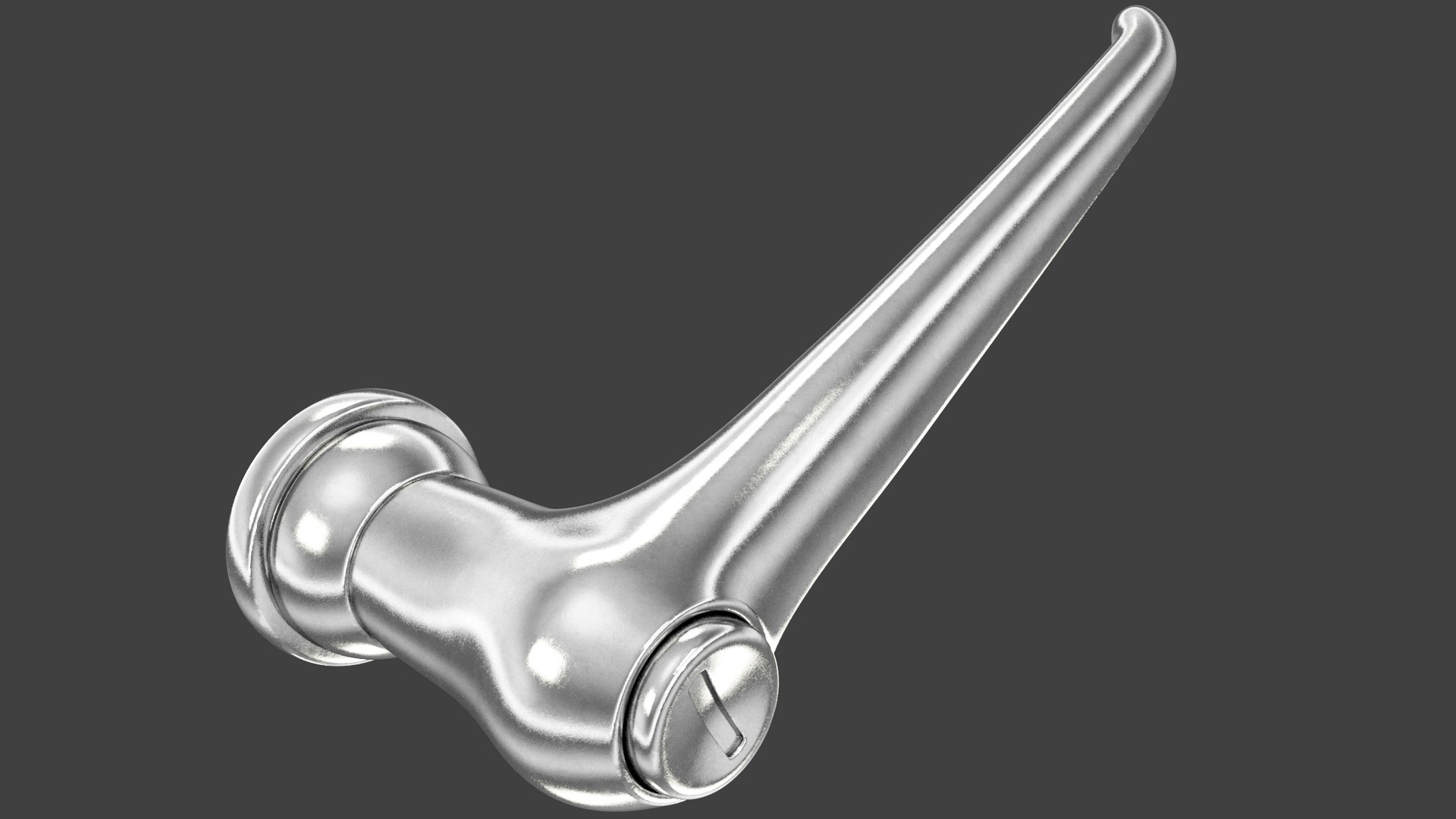 3D Retro Car Door Handle V1 model TurboSquid 2032445