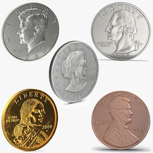 3D model United States Coins Collection