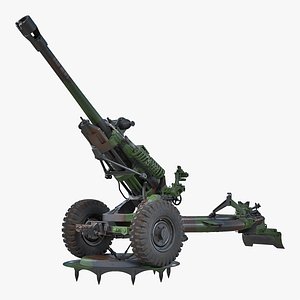 field artillery m119a1 howitzer 3D model