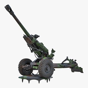 Field Artillery M119A1 Howitzer Battle Position