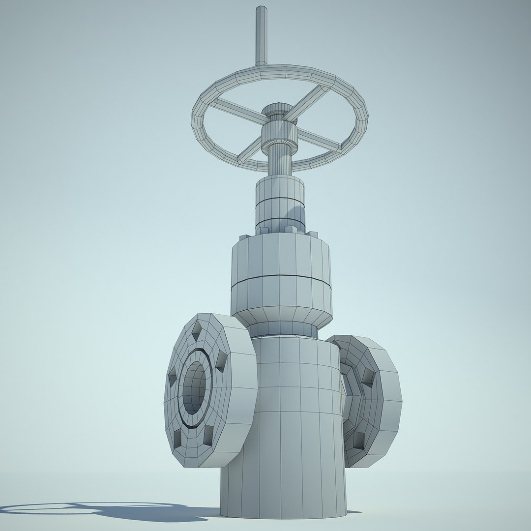 3d gate pipe model