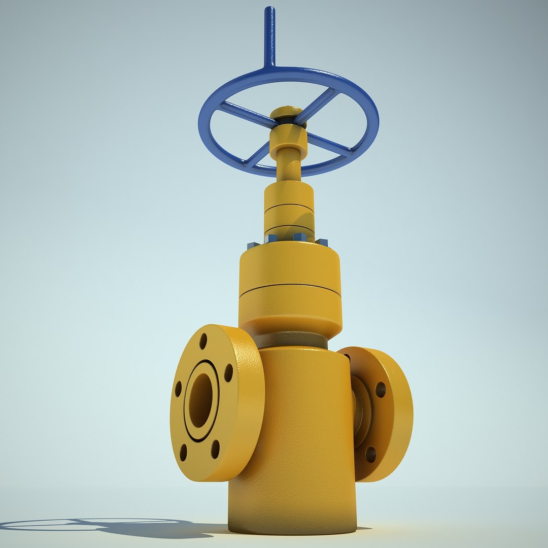 3d gate pipe model