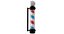 Barber Shop Pole Black