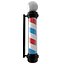 Barber Shop Pole Black