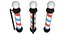 Barber Shop Pole Black