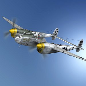 lockheed lightning - happy 3D