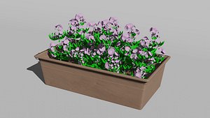 flower pot 3D