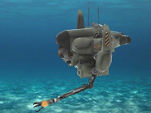 3d unity drone submarines