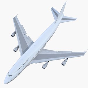 Boeing 747-300 Generic Rigged 3D Model