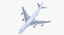 Boeing 747-300 Generic Rigged 3D Model