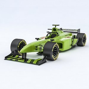 3D Formula 1 car model 08 3D