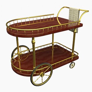 3D Trolley Service Table