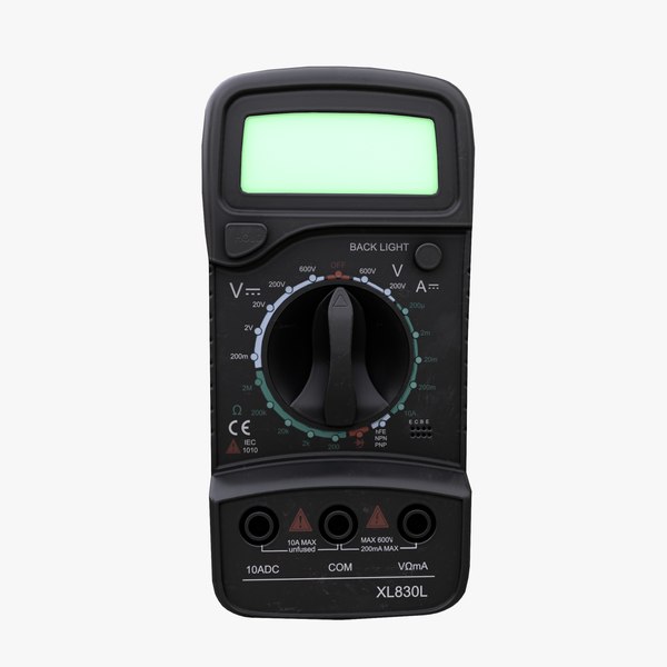 Multimeter 3D model - TurboSquid 1815813