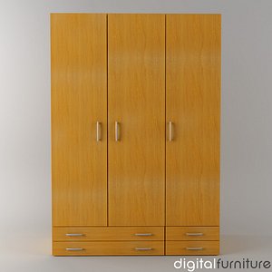 wardrobe digital 3d max