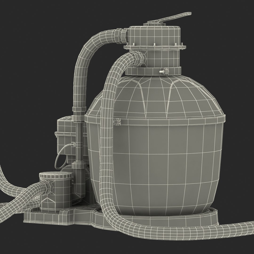 3d Model Swimming Pool Water Filter