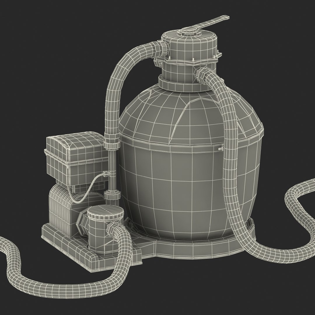3d Model Swimming Pool Water Filter