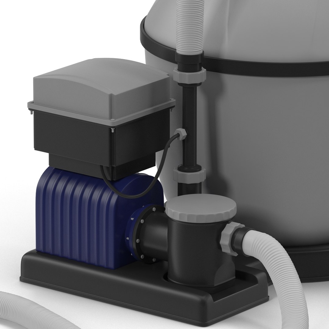 3d Model Swimming Pool Water Filter