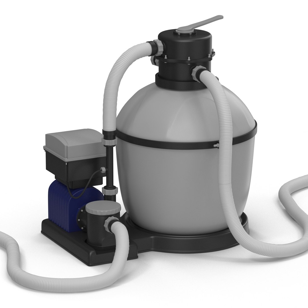 3d Model Swimming Pool Water Filter