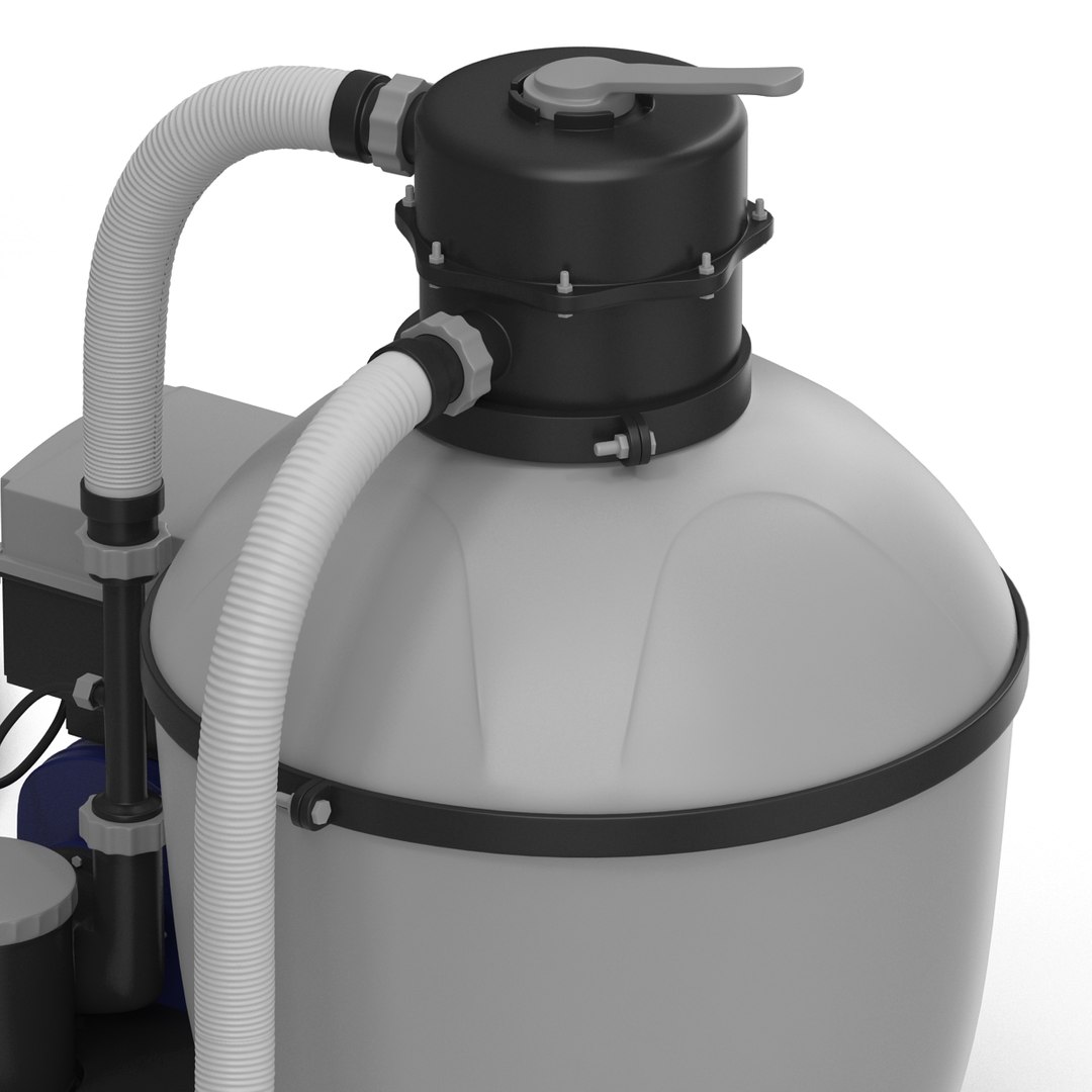 3d Model Swimming Pool Water Filter