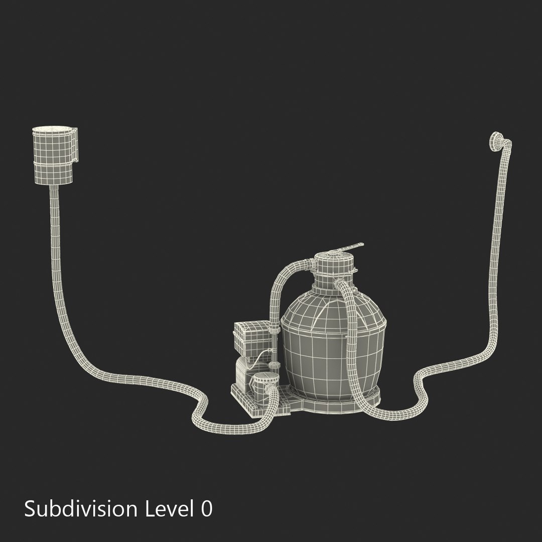 3d Model Swimming Pool Water Filter