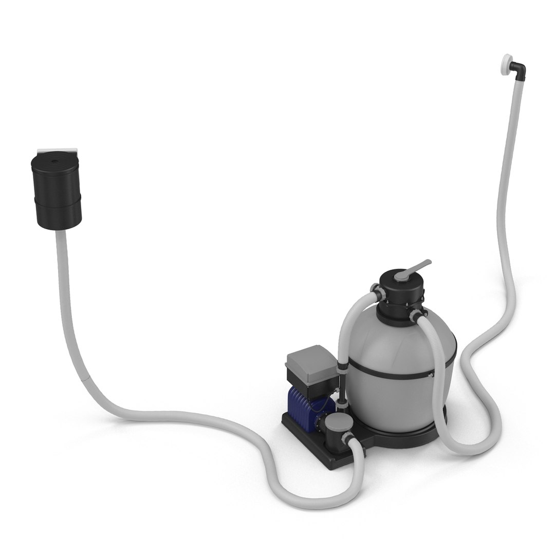 3d Model Swimming Pool Water Filter