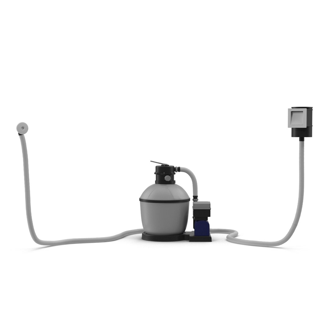 3d Model Swimming Pool Water Filter