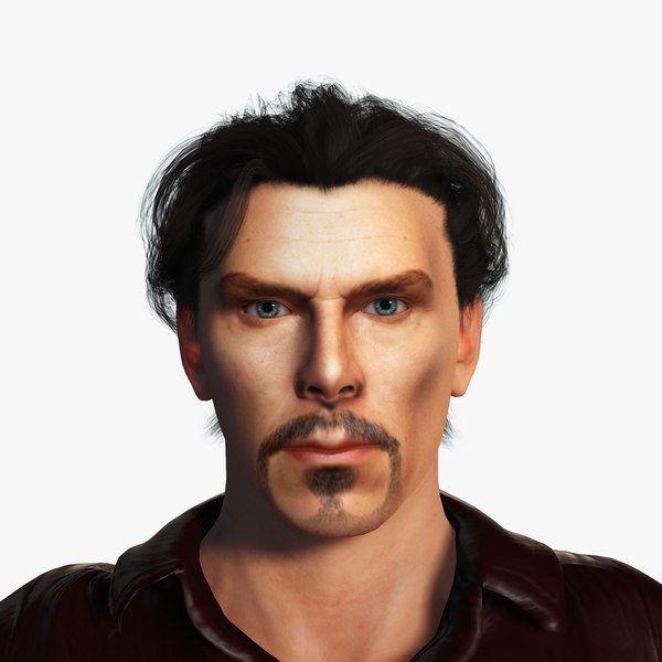 Benedict Cumberbatch 2 3D Rigged model ready for animation 3D model
