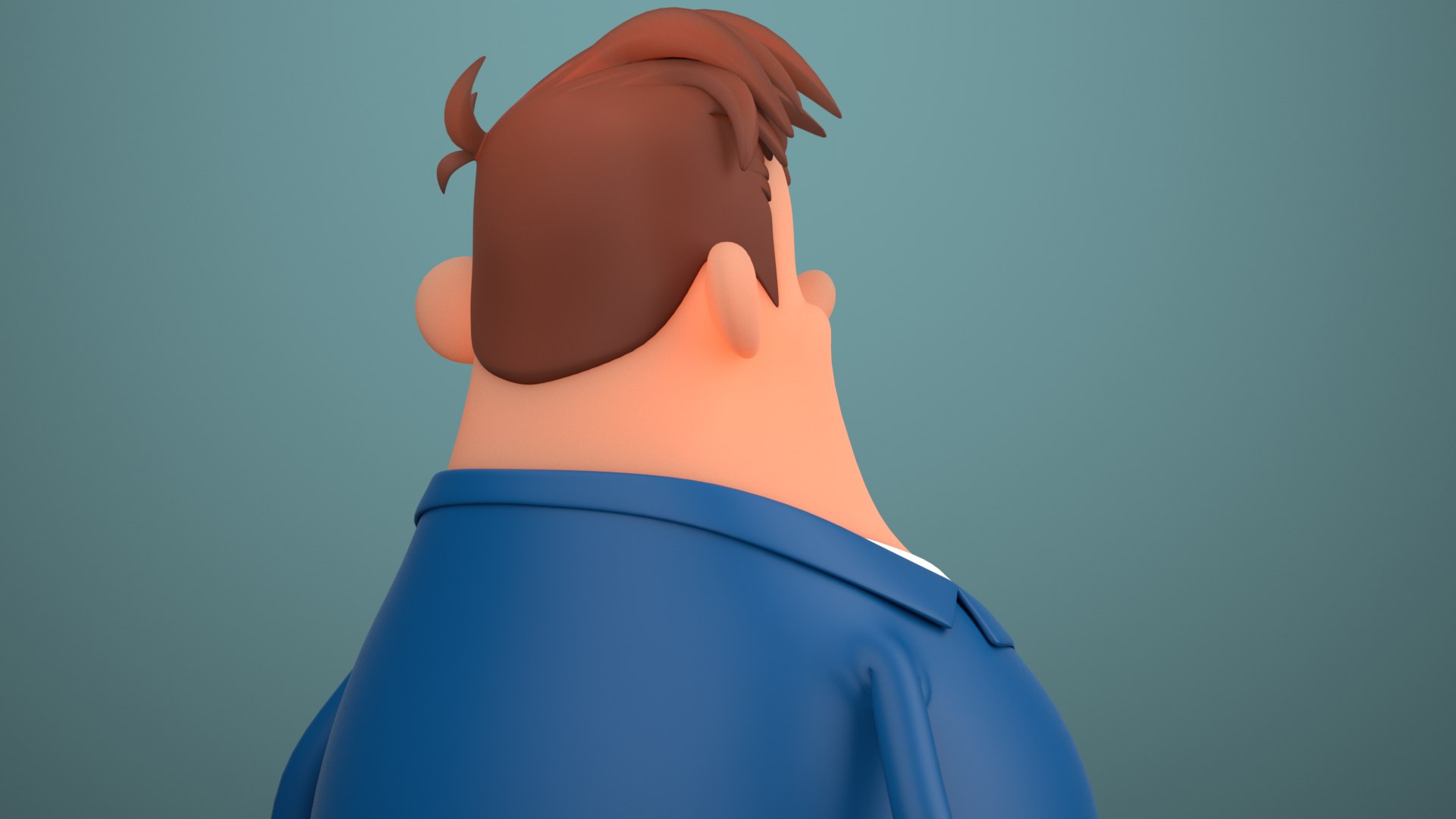 3D Model Cartoon Showman Character - TurboSquid 2082259