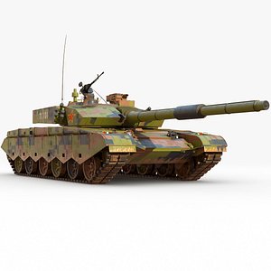 ZTZ Type 99 Chinese Tank 3D model