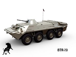 btr-70 apc 3d model
