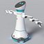 Modułowy Robot Serwisowy Rigged dla Maya