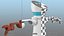 Modułowy Robot Serwisowy Rigged dla Maya