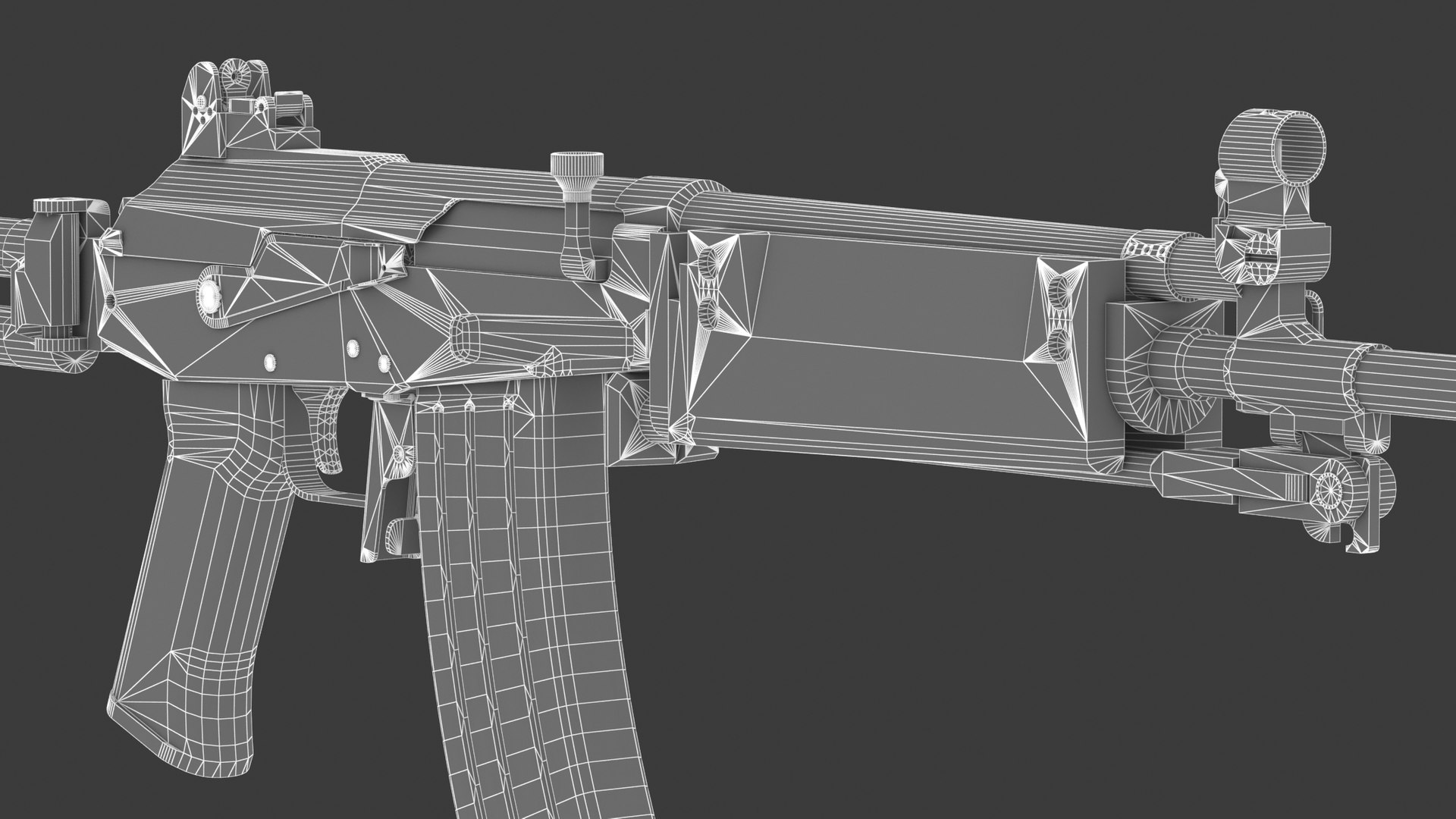 3D Model Vektor R4 Low Poly Realistic - TurboSquid 1902635