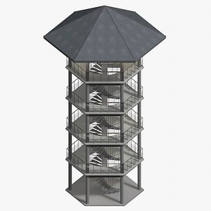 Tropical pavilion 26A20 3D model