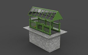 Subway Entrance 3D model 3D model