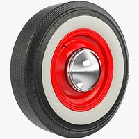 Retro Car Wheel V1