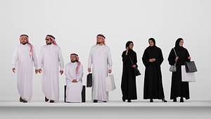 Arab Character - Man and Woman