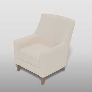 Contemporary Beige Armchair