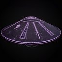 Stylized Cyberpunk Hat Low Poly
